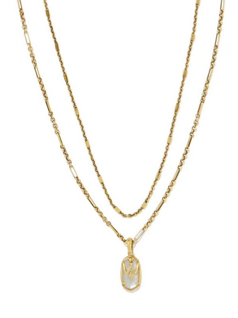 Yellow Rose by Kendra Scott x Wrangler Elisa Vintage Gold Multi Strand Necklace
